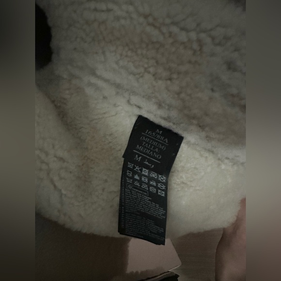 All Saints Shearling Jacket medium - Picture 11 of 12